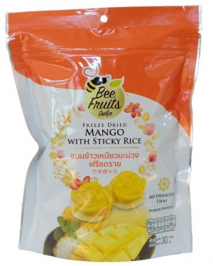瘋mall環球代購 Bee Fruits 凍乾芒果/榴槤糯米飯 - 保留原汁原味的營養美味!