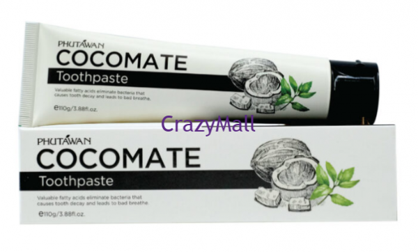 TH-0030 瘋Mall環球代購 - 泰國Phutawan - Cocomate天然牙膏 110g
