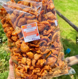 TH-0035a 瘋Mall環球代購 - 泰國邪惡街頭美食 - 炸雞皮 100g