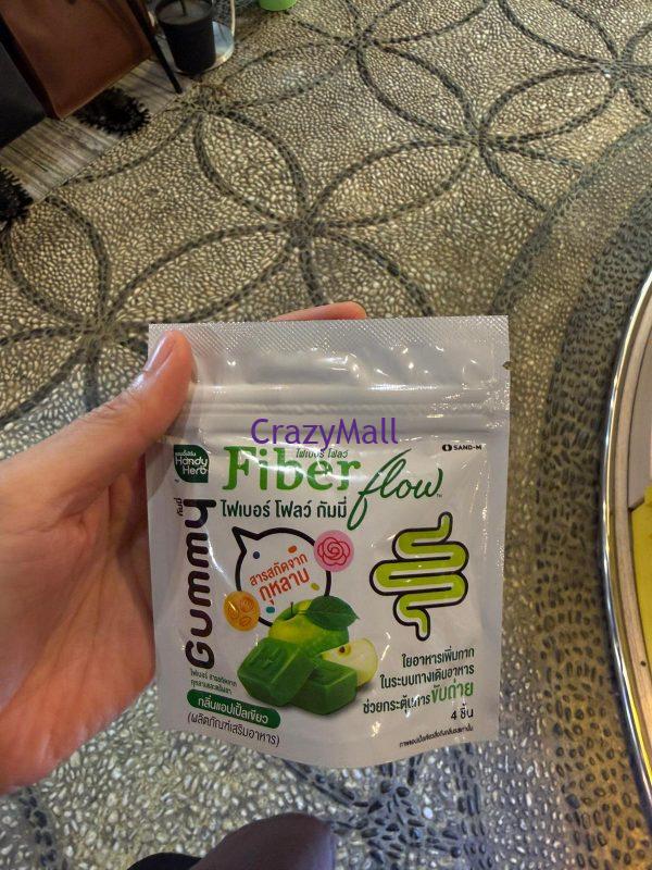 HandyHerb Fiber Flow Gummy (6 pack set, 4pcs pre pack)