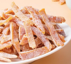 TH-0140 泰國 SV Mall 蜜餞橙皮絲 (Dried Tangerine Peel) 200g - 酸甜開胃、理氣化痰
