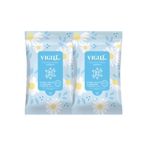 Vigill 婦潔 私密潔舒巾 (微涼版孖裝共 24 片) - pH 3.5 弱酸護理、瞬效清涼去味、生理期必備